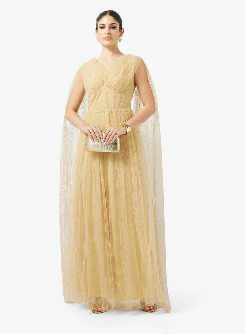 Namshi x  A-line Evening Gown With Trail for Women | Best Price UAE